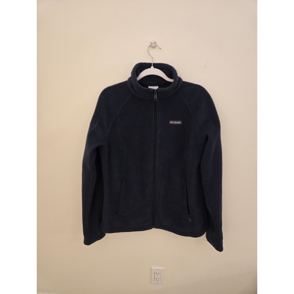 Columbia Benton Springs Navy Blue Full Zip Fleece Jacket XL6578 Mens XL